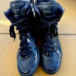 Diesel Black - High Top Sneakers- men’s U.S. Size 12